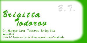 brigitta todorov business card